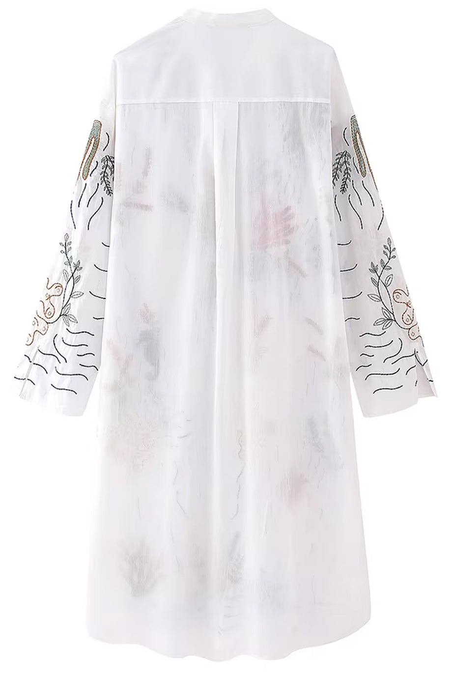 Coraline Κιμονό Πουκαμίσα με Κεντήματα | Beachwear - Loungewear - Kimono | Coraline Embroidered Kimono Shirt