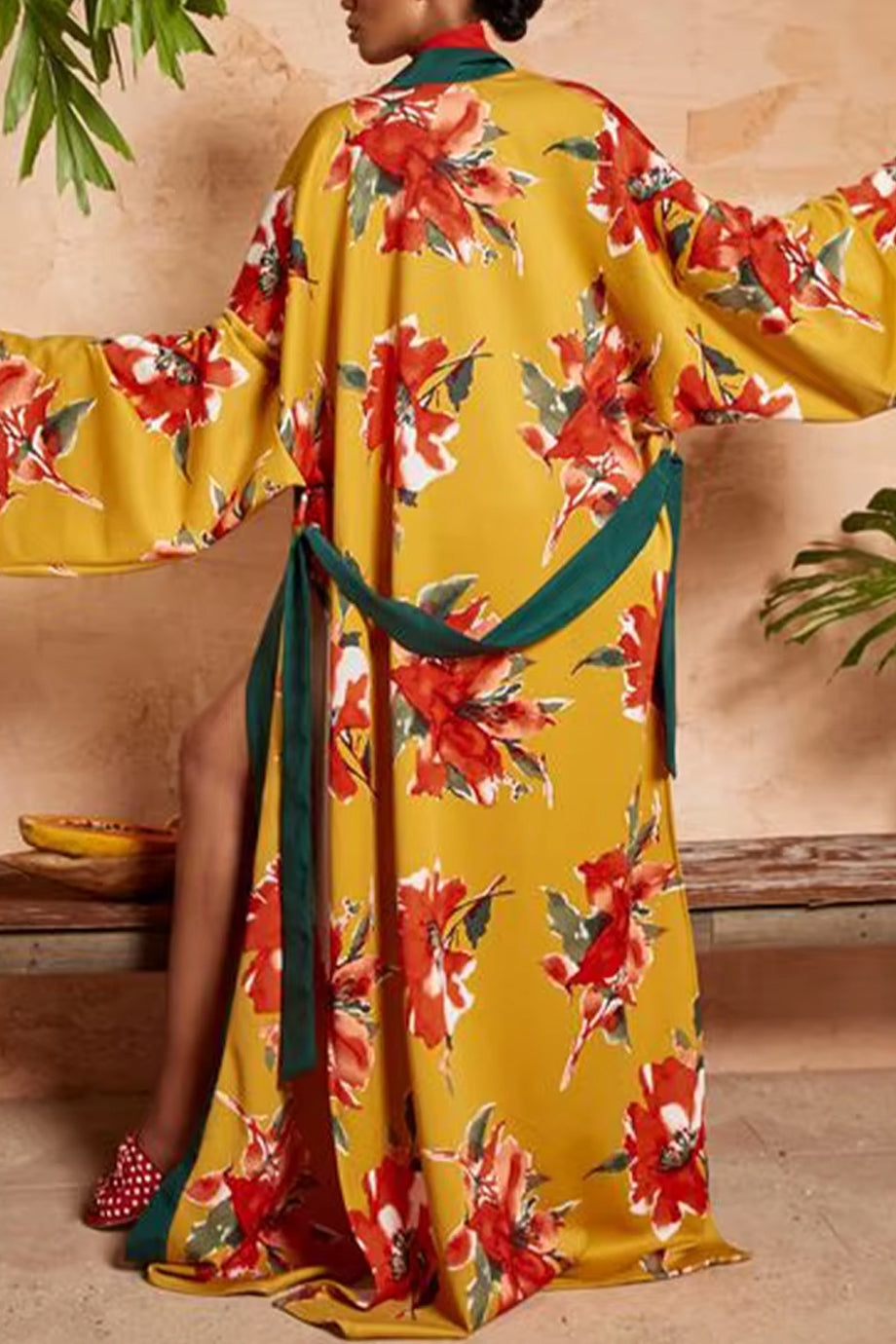 Soleil Botanique Εμπριμέ Κιμονό | Γυναικεία Ρούχα - Beachwear - Loungewear | Soleil Botanique Multicolor Print Kimono