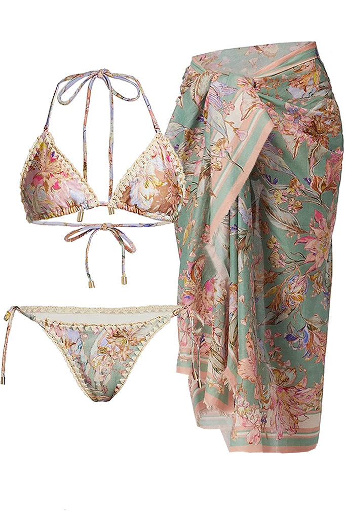 Elysande Μπικίνι Μαγιό με Παρεό