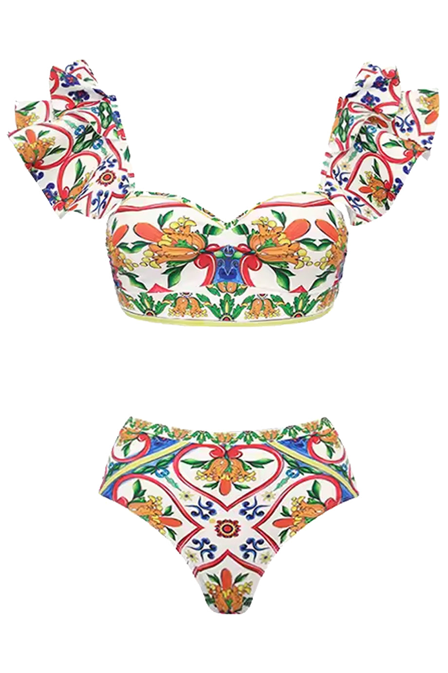 Solaria Viva Μπικίνι Μαγιό και Παρεό Σετ | Μαγιό - Μπικίνι - Swimwear Bikini | Solaria Viva Bikini and Pareo Set