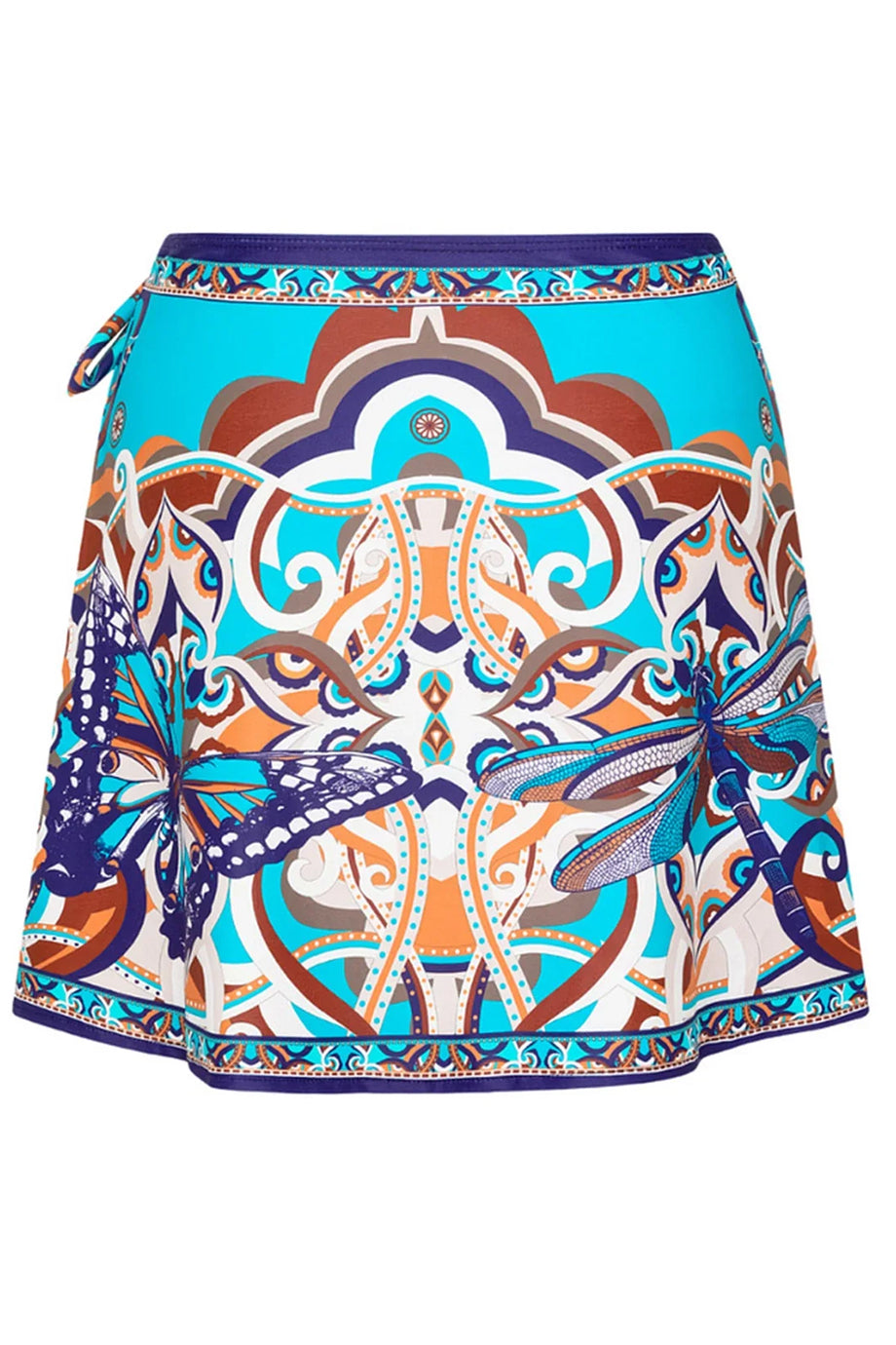 Ethilia Τιρκουάζ Ολόσωμο Tankini Μαγιό και Παρεό Σετ | Μαγιό - Ολόσωμα - Swimwear One Piece | Ethilia Turquoise One-Piece Tankini Swimsuit and Pareo Set