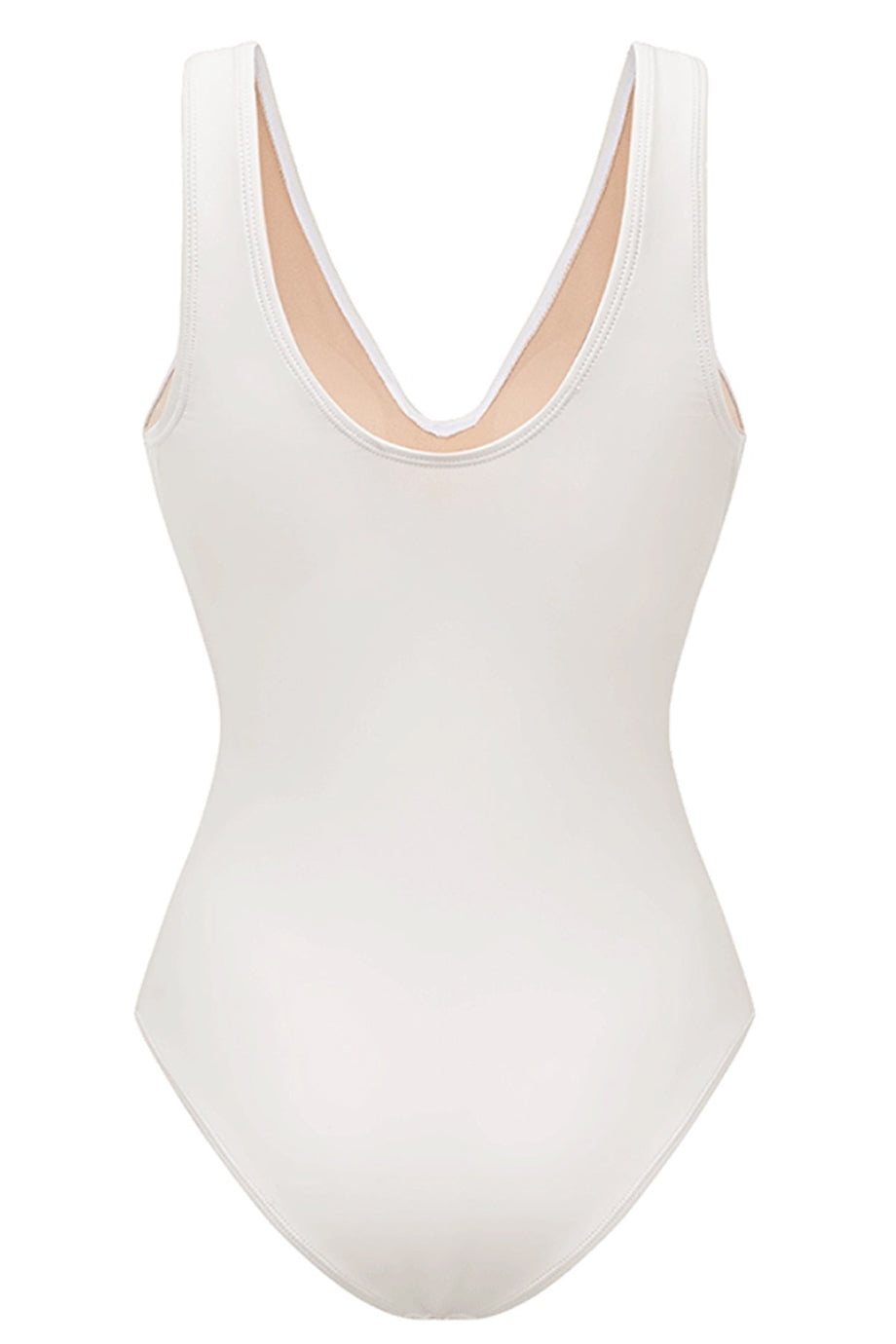 Cirelle Λευκό Ολόσωμο Μαγιό με Διάτρητο Σχέδιο και Φούστα Παρεό Σετ | Μαγιό - Ολόσωμα - Swimwear One Piece | Cirelle White One-Piece Swimsuit with Broderie Details