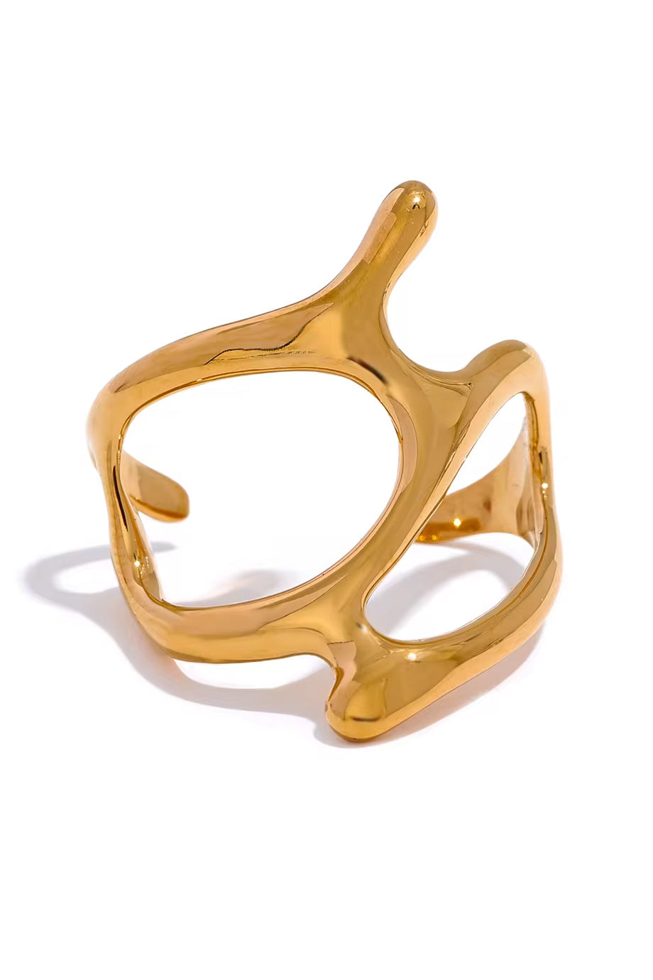 Jewelry Rings Kosmimata Daxtylidia Golden Echo Xryso Daxtylidi Golden Ring main image 1