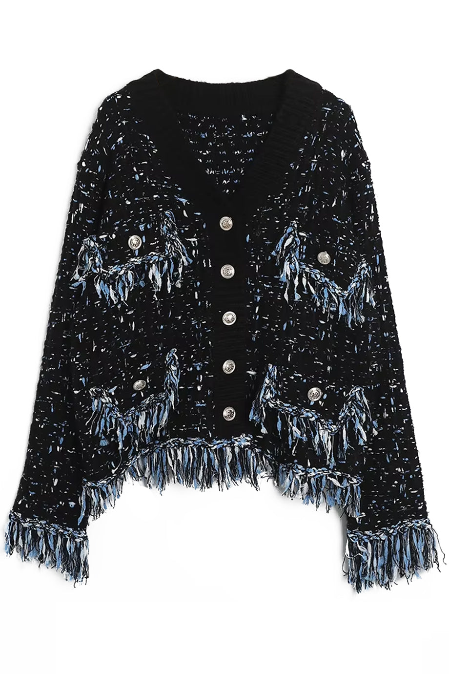 Erelia – Knitted Cardigan with Button Placket main image 1