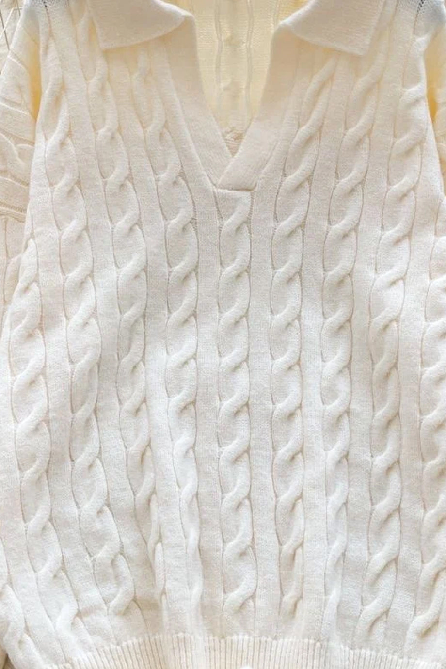 Elvane Πλεκτό Σετ με Τοπ και Σορτς| Πλεκτά Σετ - Knitwear Sets - Loungewear | Elvane Cable Knit Set Top and Pants