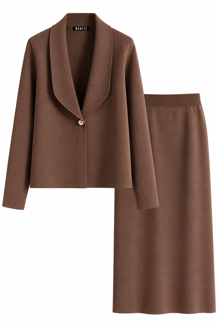 Sable Πλεκτό Σετ με Ζακέτα και Midi Φούστα | Πλεκτά Σετ Knitwear| Clothing Sets | Sable Knit Set with Cardigan and Skirt