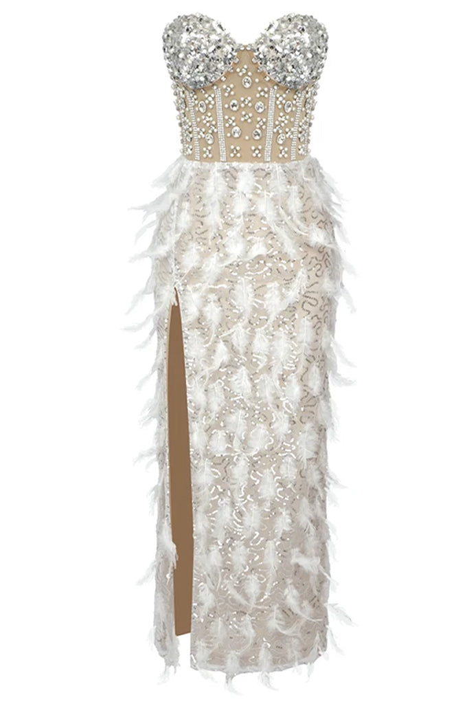 Rouxa Foremata Zardena Mayro Forema Me Stras Black Crystal Embellished Dress