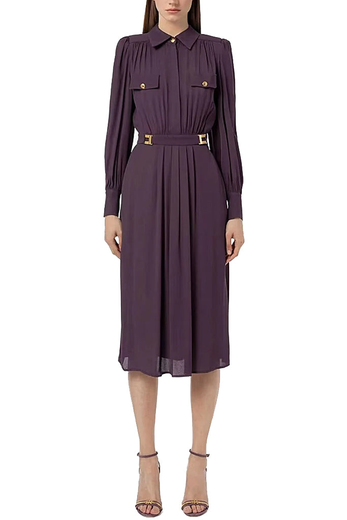 Peregrine Μελιτζανί Αέρινο Φόρεμα | Φορέματα - Dresses | Peregrine Purple Midi Dress