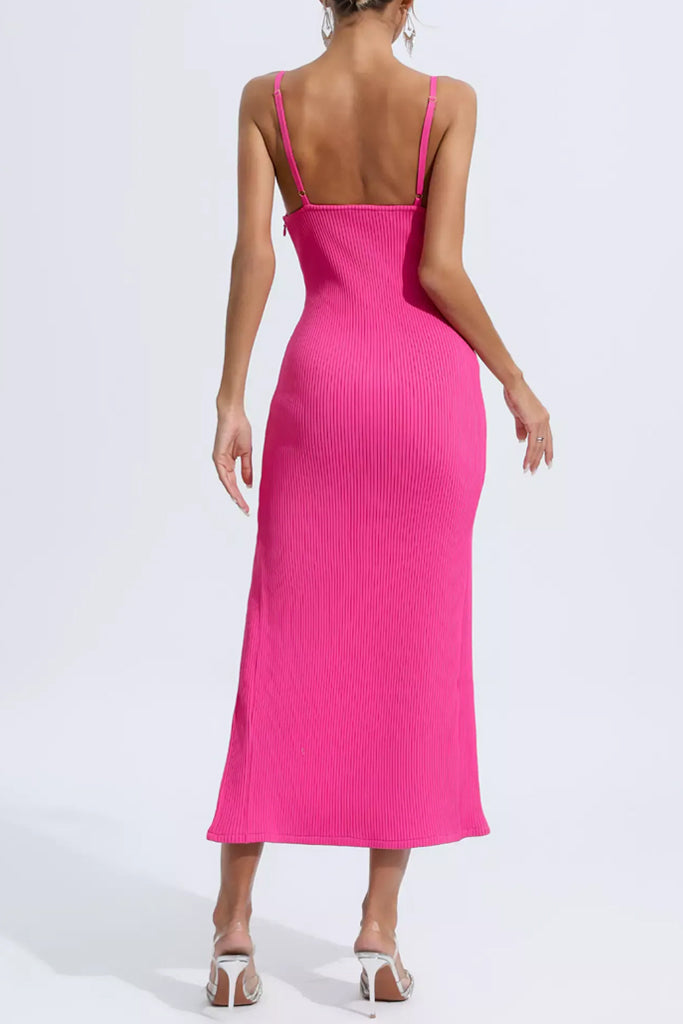 Eliata Ροζ Εφαρμοστό Φόρεμα | Φορέματα - Dresses | Eliata Pink Fit Dress