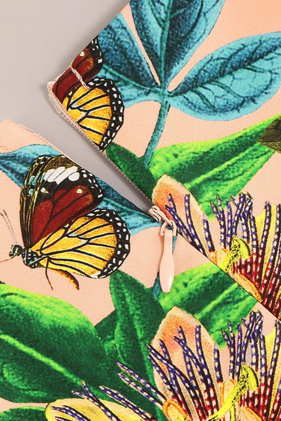 Tropic Bloom Μίνι Φόρεμα με Ανοίγματα | Φορέματα - Βραδινά - Evening Dresses | Tropic Bloom Mini Dress with Cut-Outs