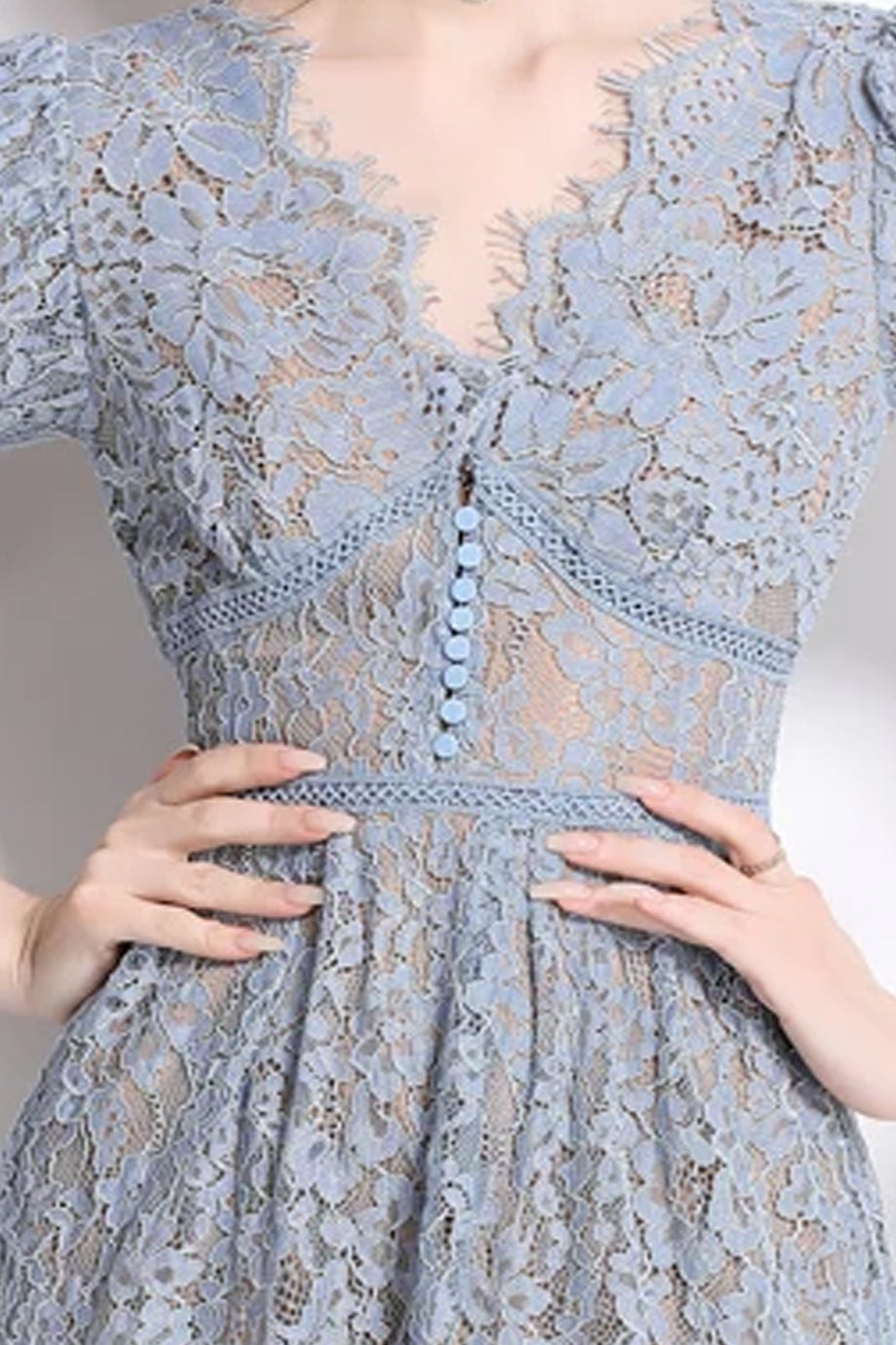 Celestine Φόρεμα με Δαντέλα | Γυναικεία Ρούχα - Φορέματα - Evening Dresses | Celestine Lace Dress