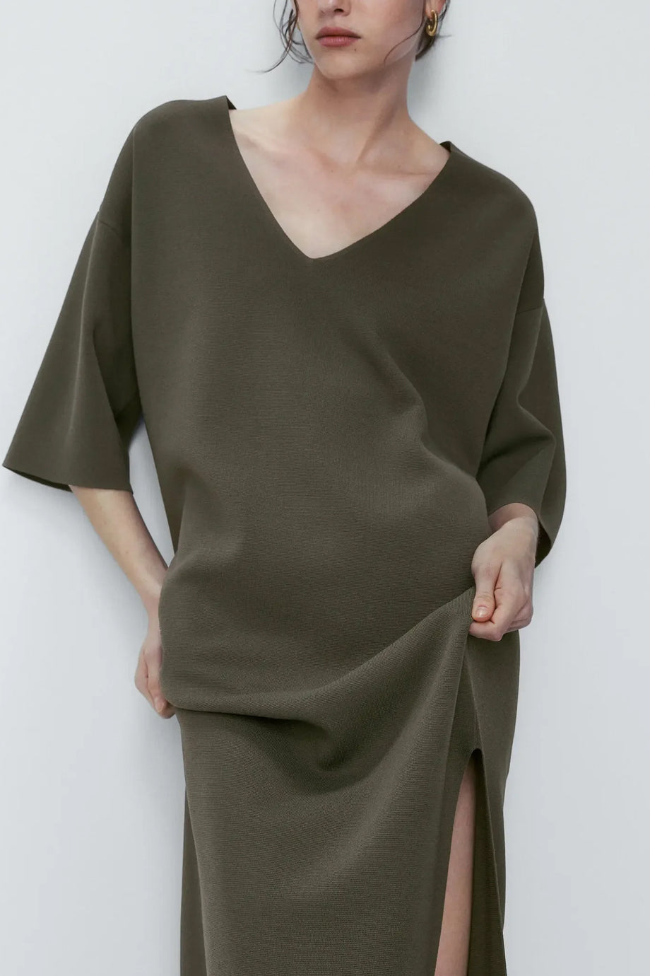 Amaris Ριχτό Μίντι Φόρεμα | Φορέματα - Πλεκτά Knitwear | Amaris Knit Sweater Midi Dress