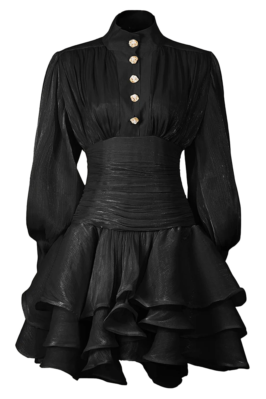 Virelle Φόρεμα με Βολάν | Βραδινά Φορέματα Evening Dresses | Virelle Flared Mini Dress