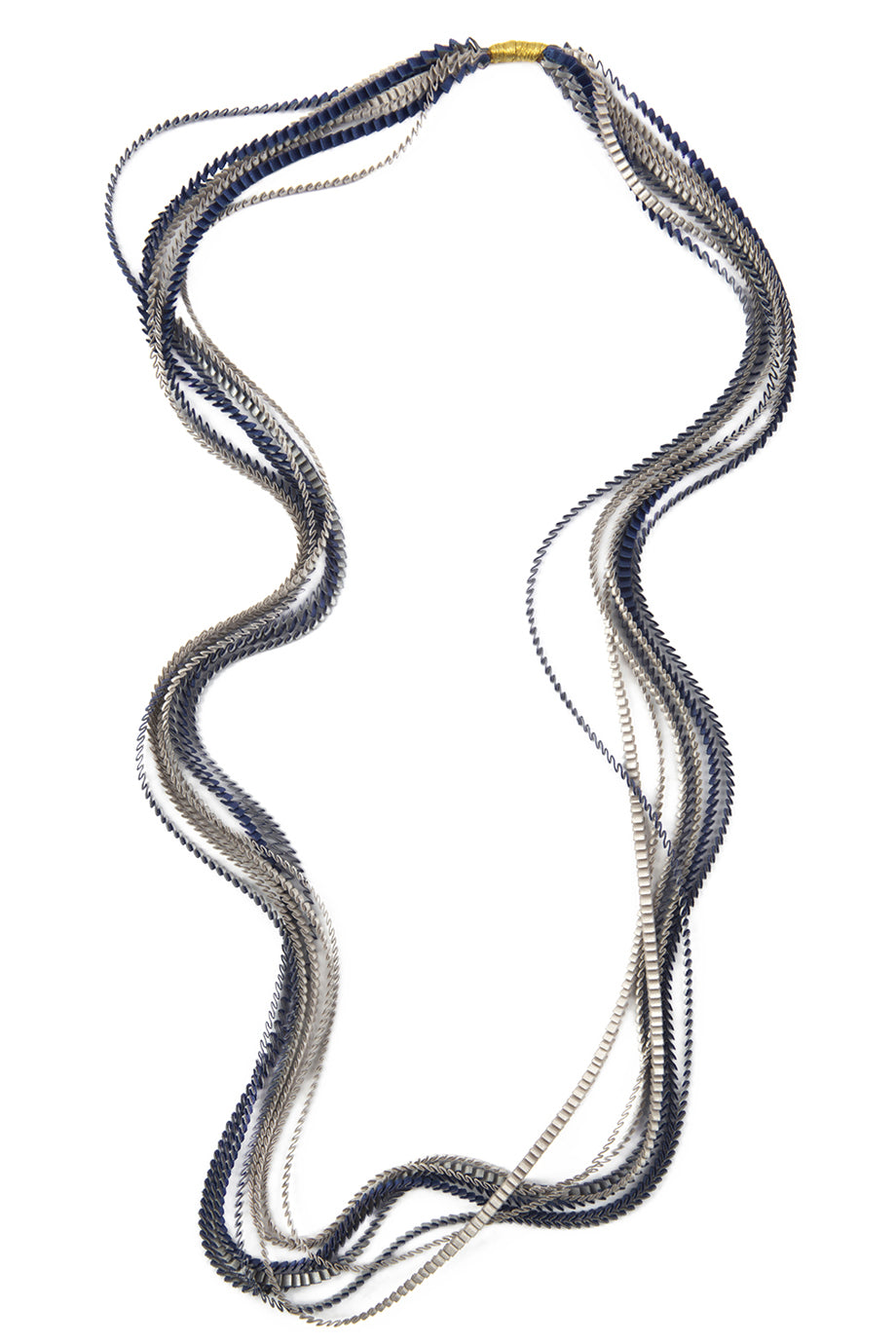 Essilp Πολύχρωμο Υφασμάτινο Κολιέ KL308