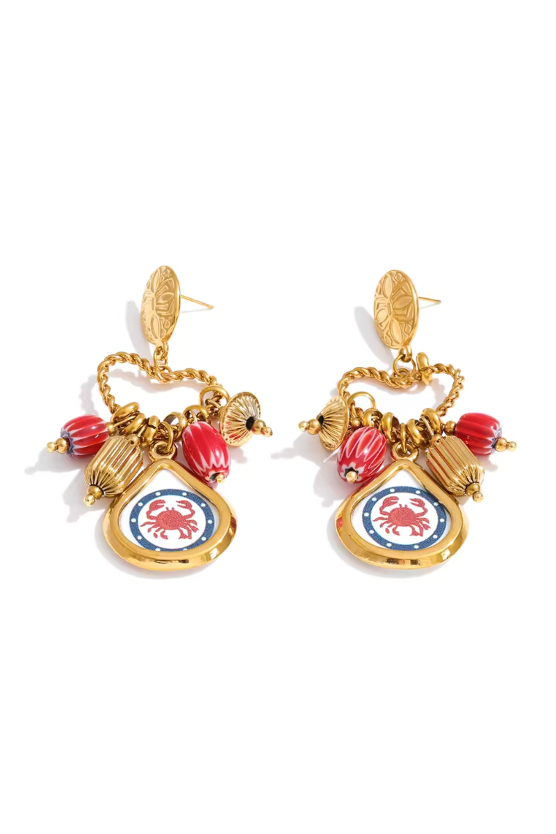 Oralia Χρυσά Σκουλαρίκια | Σκουλαρίκια - Earrings | Oralia Gold Earrings