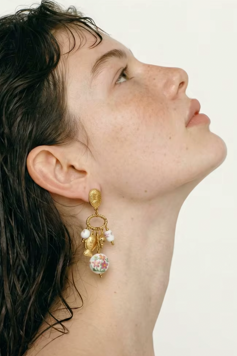 Ephyra Χρυσά Σκουλαρίκια | Σκουλαρίκια - Earrings | Ephyra Gold Earrings
