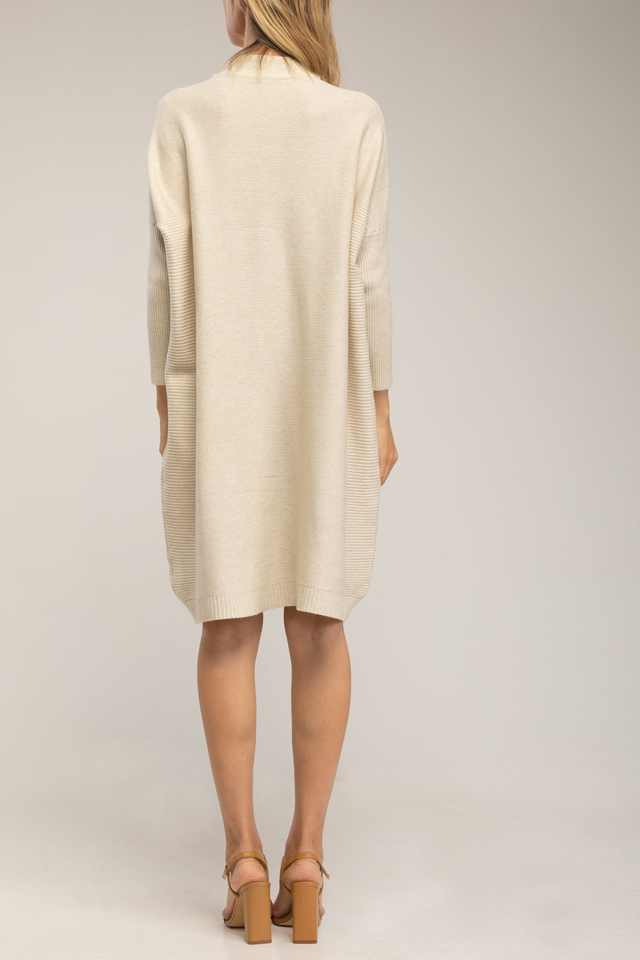 Solenne Πλεκτό Φόρεμα με Γιακά Perkins | Φορέματα - Πλεκτά Knitwear Dresses | Solenne Knit Dress with Perkins Collar