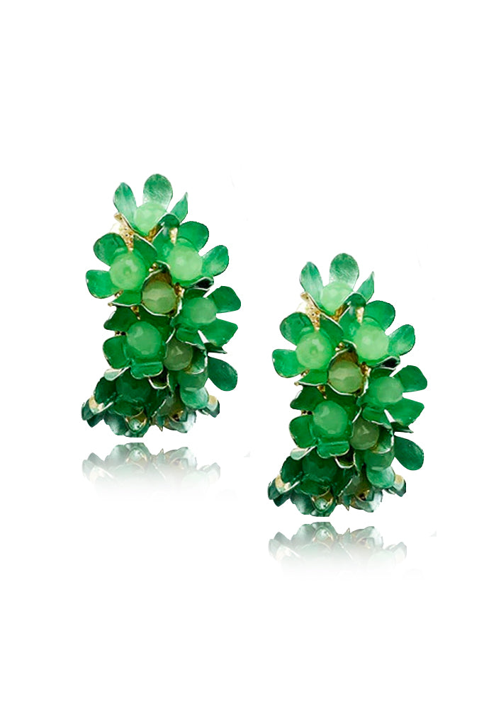 Anais Σκουλαρίκια Κρίκοι με Λουλούδια