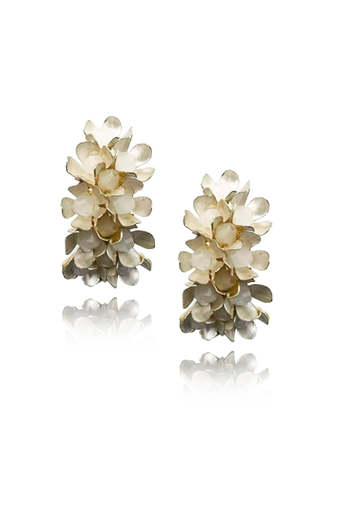 Anais Σκουλαρίκια Κρίκοι με Λουλούδια