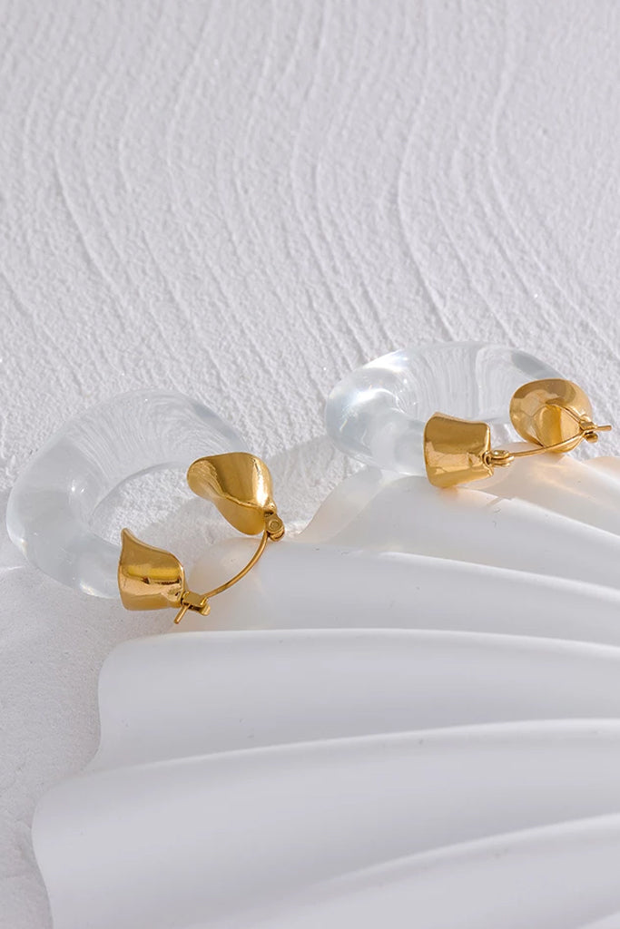 Leona Σκουλαρίκια Κρίκοι σε Ακρυλικό | Κοσμήματα - Σκουλαρίκια - Κρίκοι