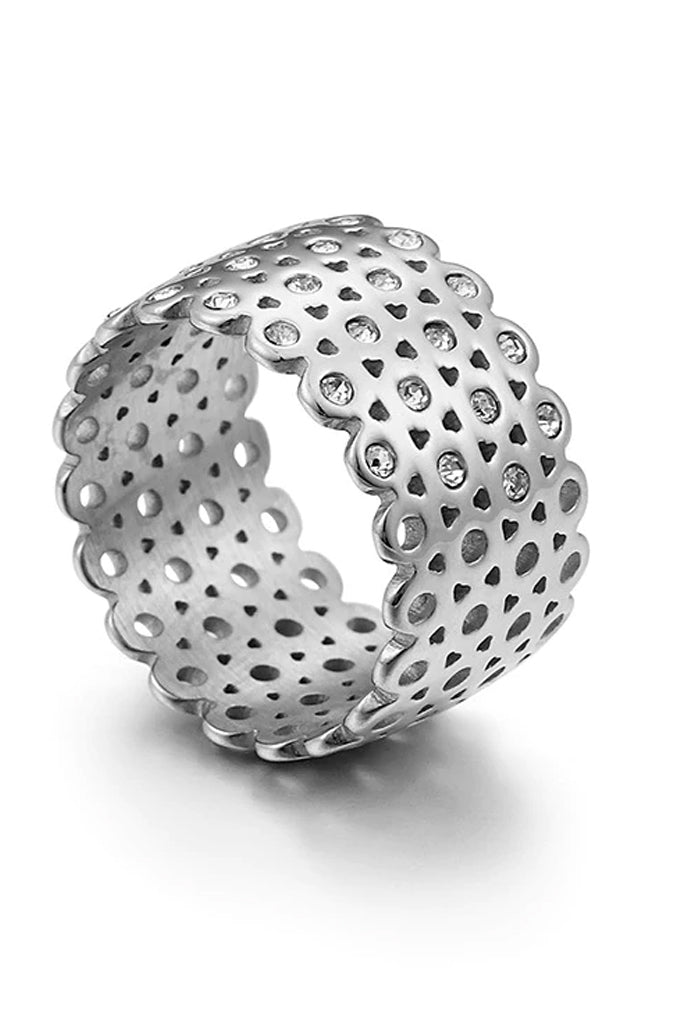 Wren Χρυσό Δαχτυλίδι με Κρύσταλλα