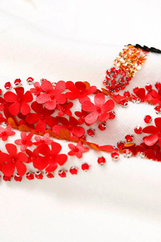 Red Lips Μαύρο Πουλόβερ με Σχέδια