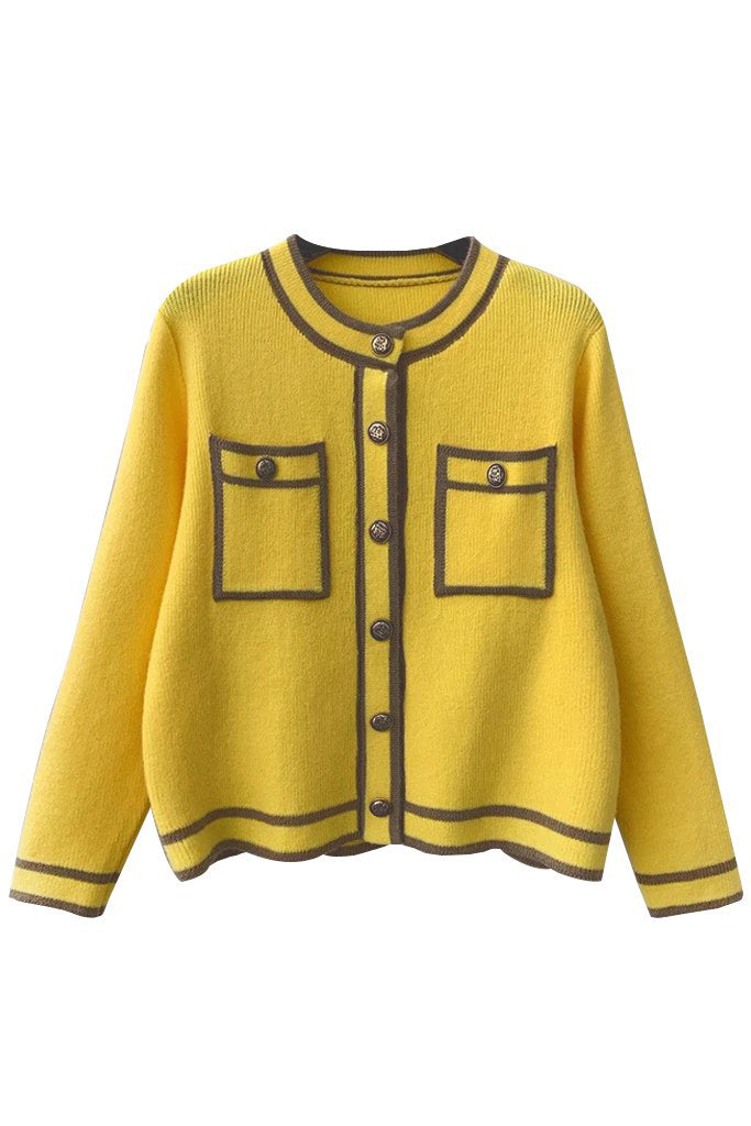 Willa Πλεκτή Ζακέτα με Μακριά Μανίκια | Γυναικεία Ρούχα - Πουλόβερ