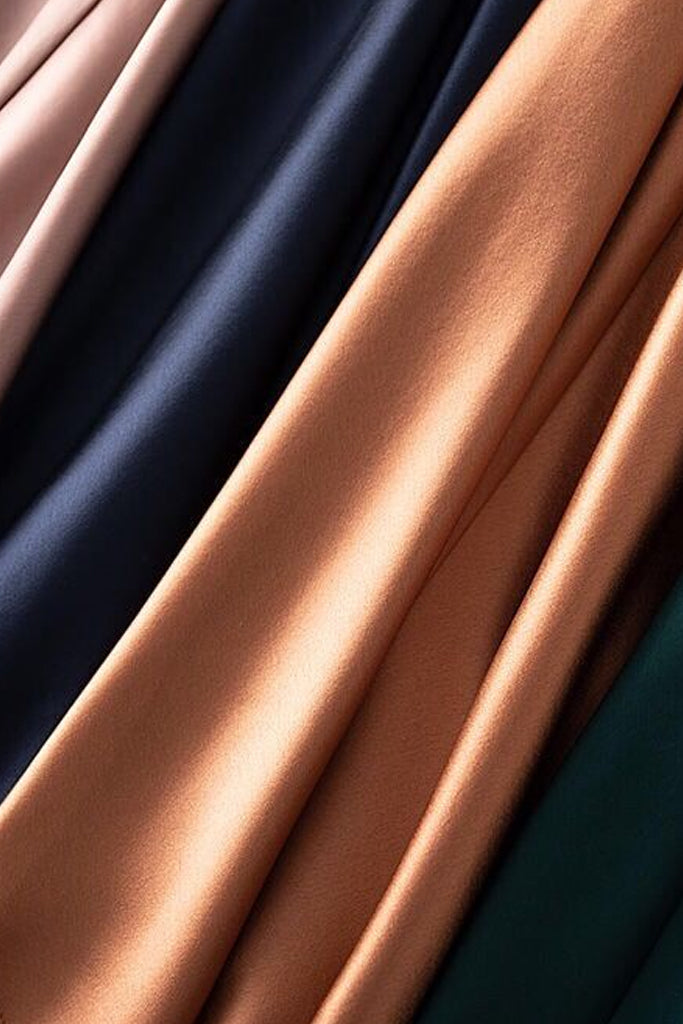 Tempy Μαύρη Σατέν Ασύμμετρη Φούστα