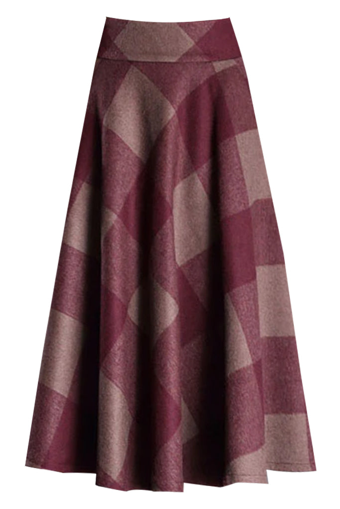 Candida Καρό Φούστα | Γυναικεία Ρούχα - Φούστες - Πλεκτά