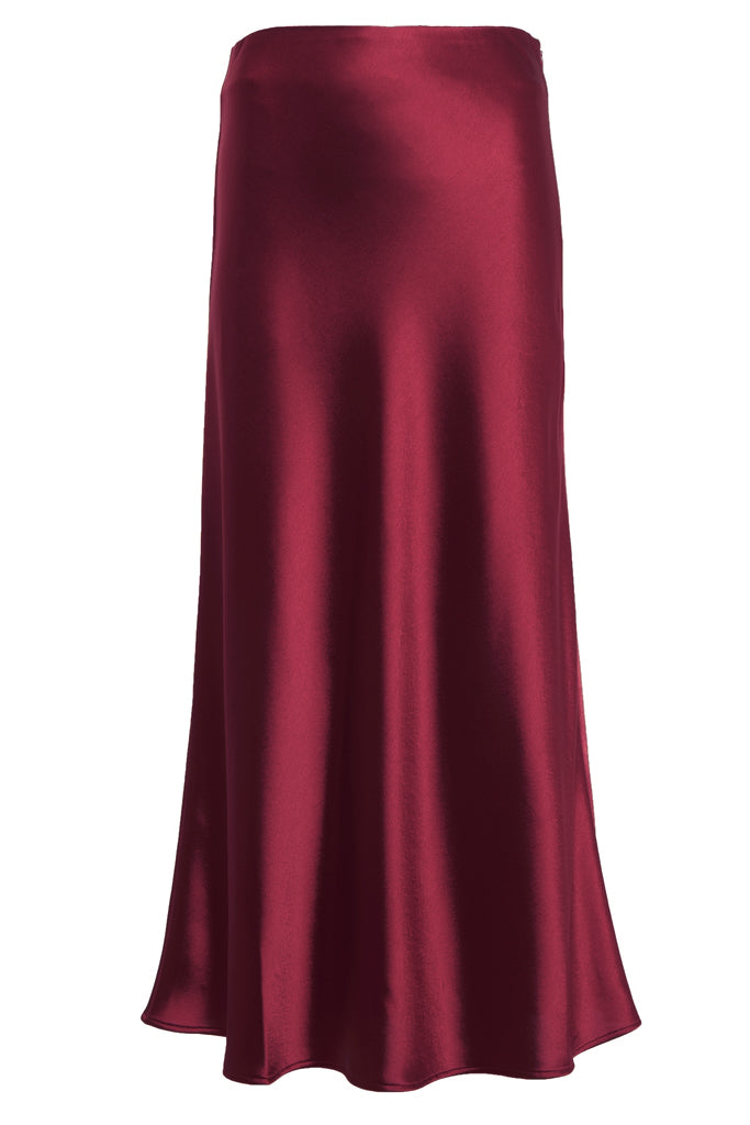 Valetty Μαύρη Σατέν Φούστα