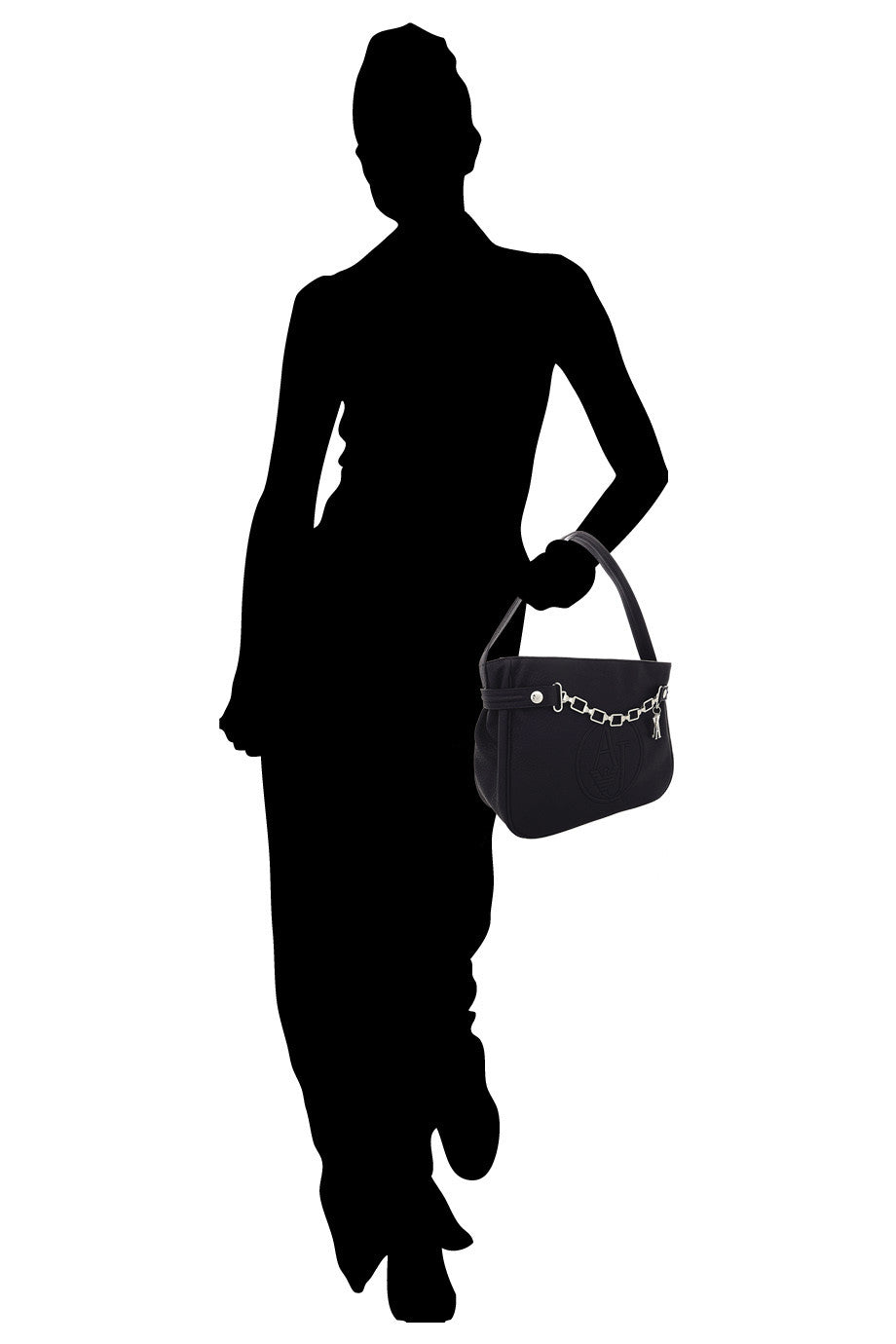 SANDY Embossed Blue Bag