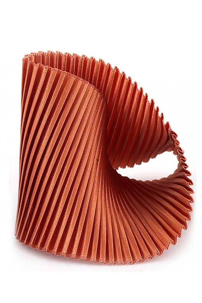 Shell Υφασμάτινο Βραχιόλι με Πιέτες