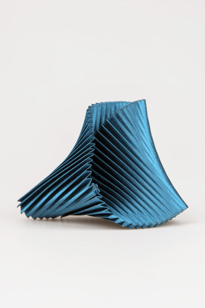 Shell Υφασμάτινο Βραχιόλι με Πιέτες