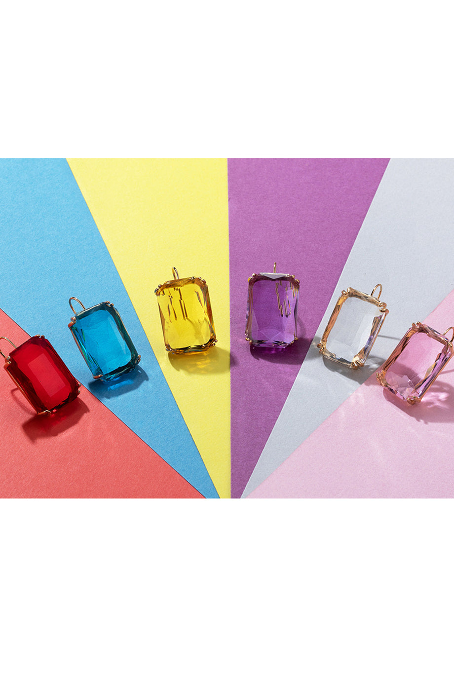 Alvina Κίτρινα Σκουλαρίκια με Κρύσταλλο