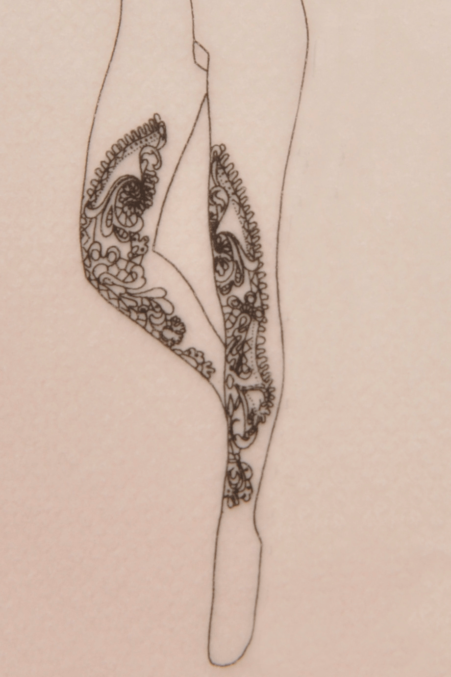 BEBAROQUE PRISCILLA Μαύρα Καλσόν