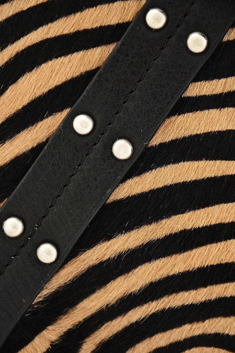 ZEBRINA Leather Shoulder Bag