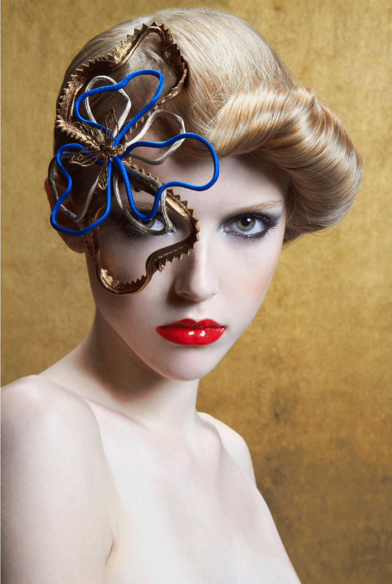 COLETTE MALOUF LEATHER HOOPS Κοκαλάκι Μαλλιών