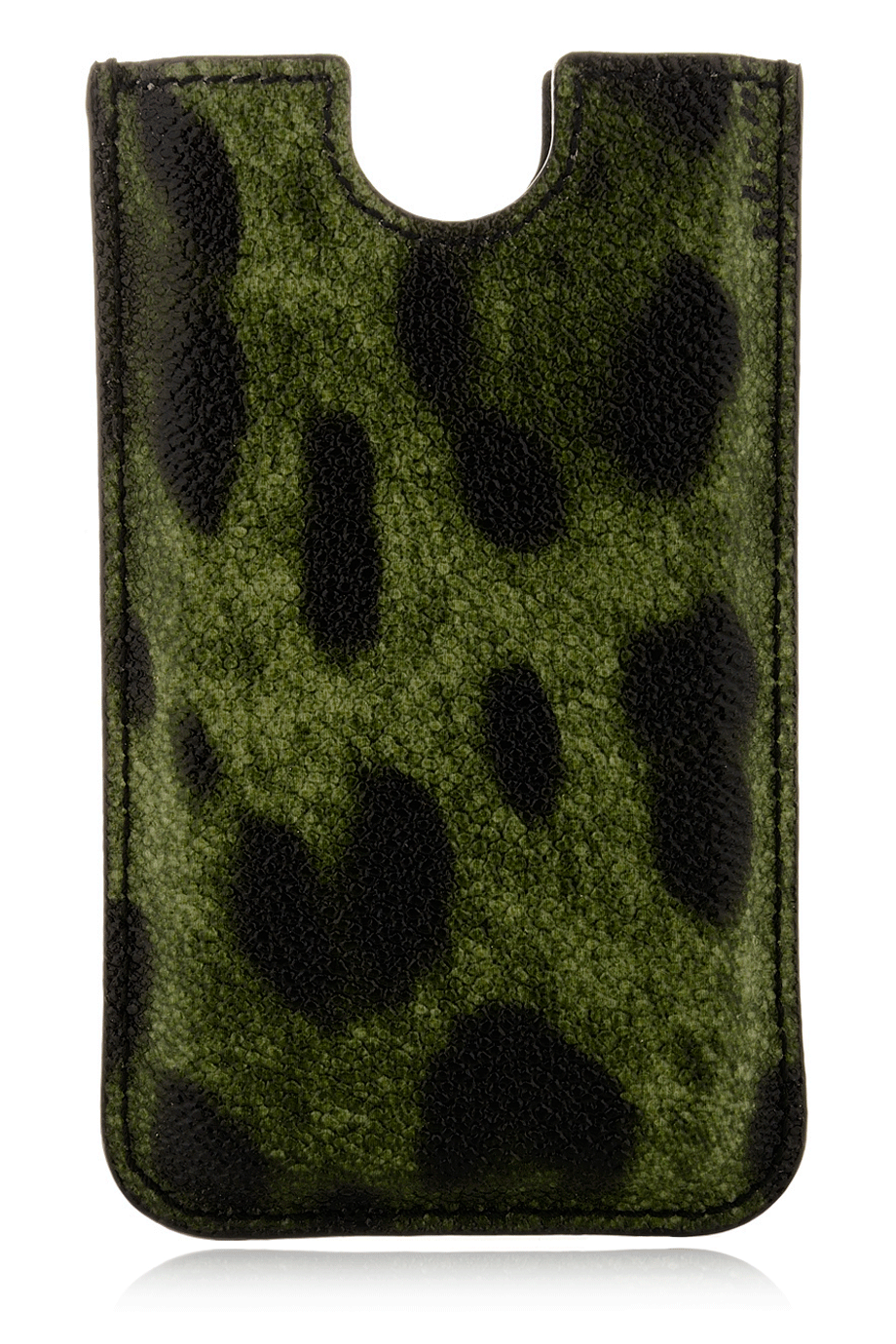 DOLCE & GABBANA - LEOPARD Πράσινη Λεοπάρ Θήκη Κινητού iPhone