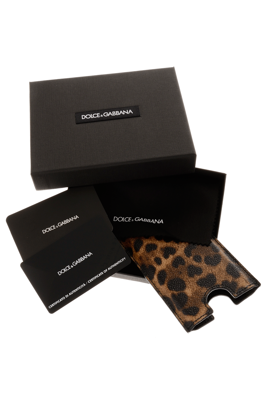 DOLCE & GABBANA - LEOPARD Μπεζ Καφέ Ματ Θήκη Κινητού iPhone®