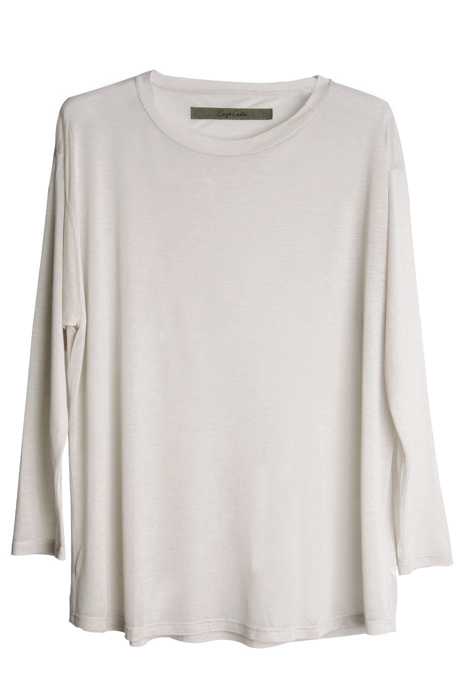 Μπεζ Τοπ με Λαιμόκοψη | Γυναικεία Ρούχα