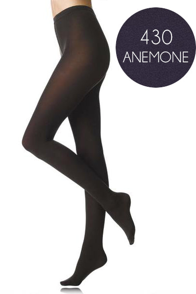 560 VELOUR OPAQUE Μωβ Αδιάφανο Καλσόν 430 Anemone