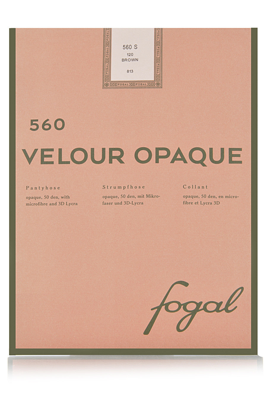 FOGAL 560 VELOUR OPAQUE Smaragdi Tights 512 Smaragd