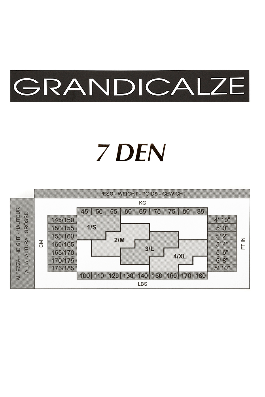 GRANDICALZE TOP 7 Μαύρο Καλσόν