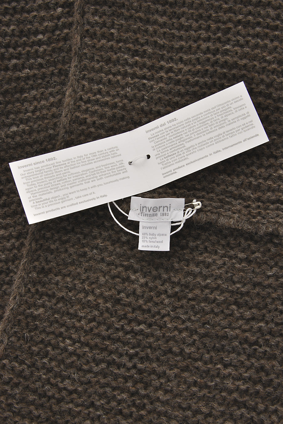 EDELWEISS Baby Alpaca Μάλλινο Στρογγυλό Κασκόλ