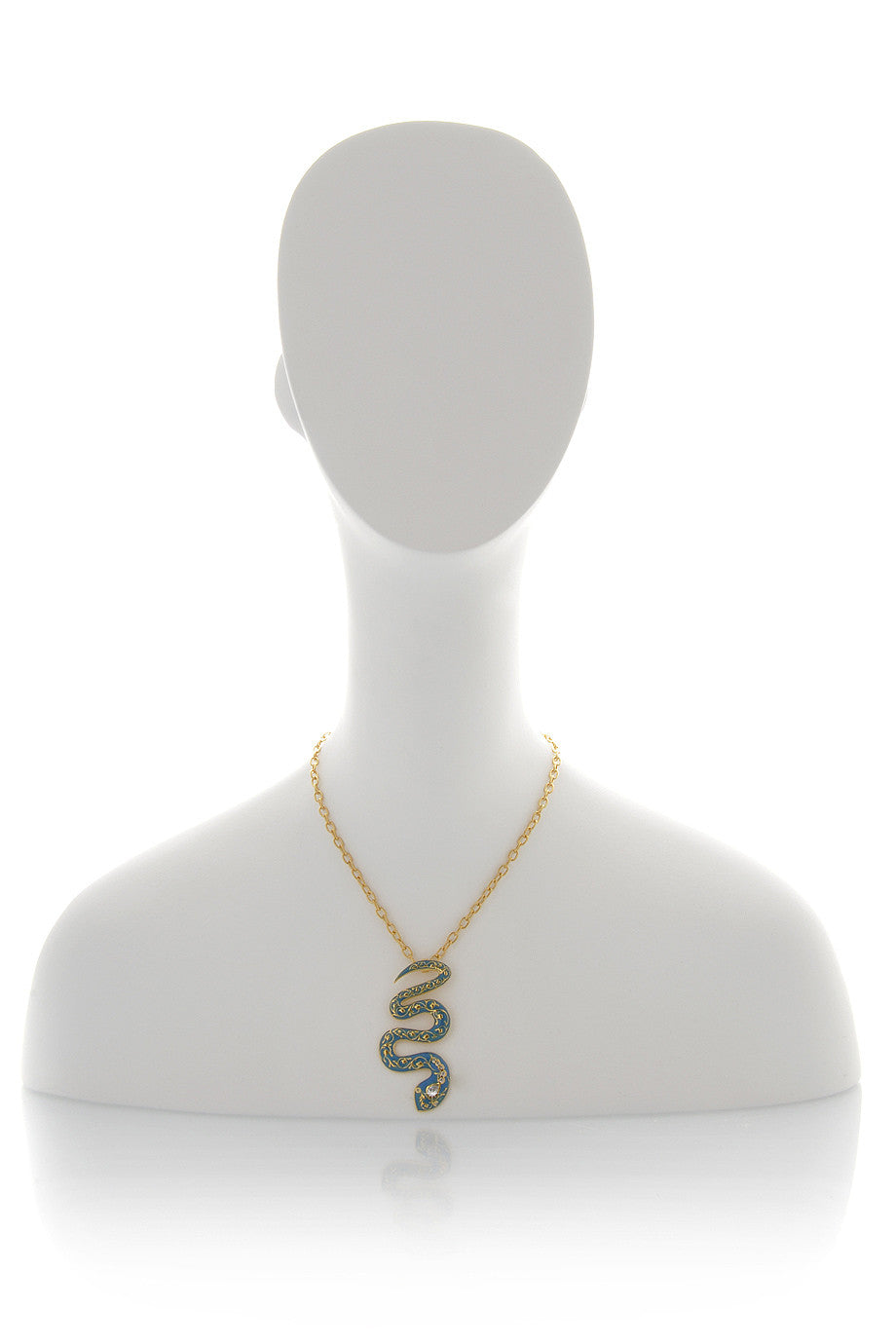 Μπλε Τιρκουάζ Μενταγιόν Φίδι - Isharya | Κοσμήματα