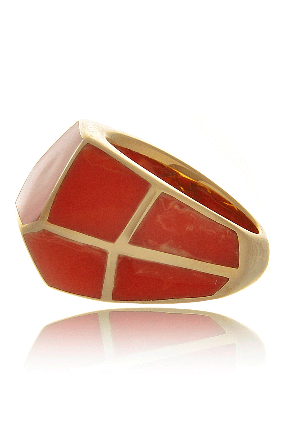 Κοραλλί Δαχτυλίδι - Isharya | Κοσμήματα