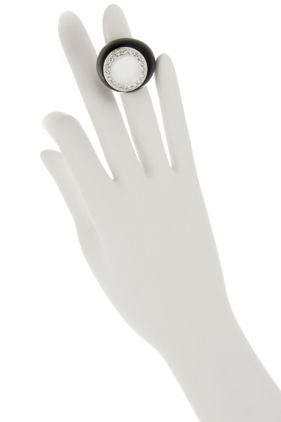 Μαύρο Δαχτυλίδι με Πέρλα - Kenneth Jay Lane | Κοσμήματα