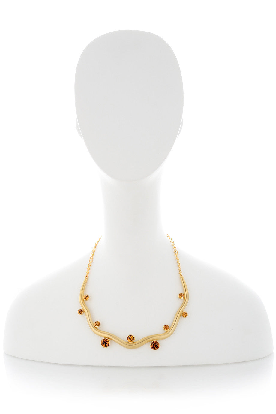 Χρυσό Κολιέ με Κρύσταλλα - Kenneth Jay Lane | Κοσμήματα