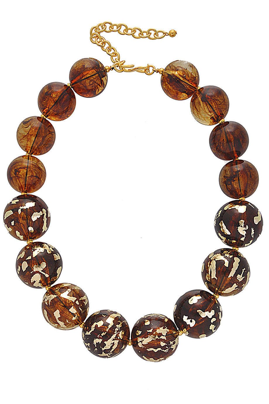 Καφέ Κολιέ Ταρταρούγα - Kenneth Jay Lane | Κοσμήματα