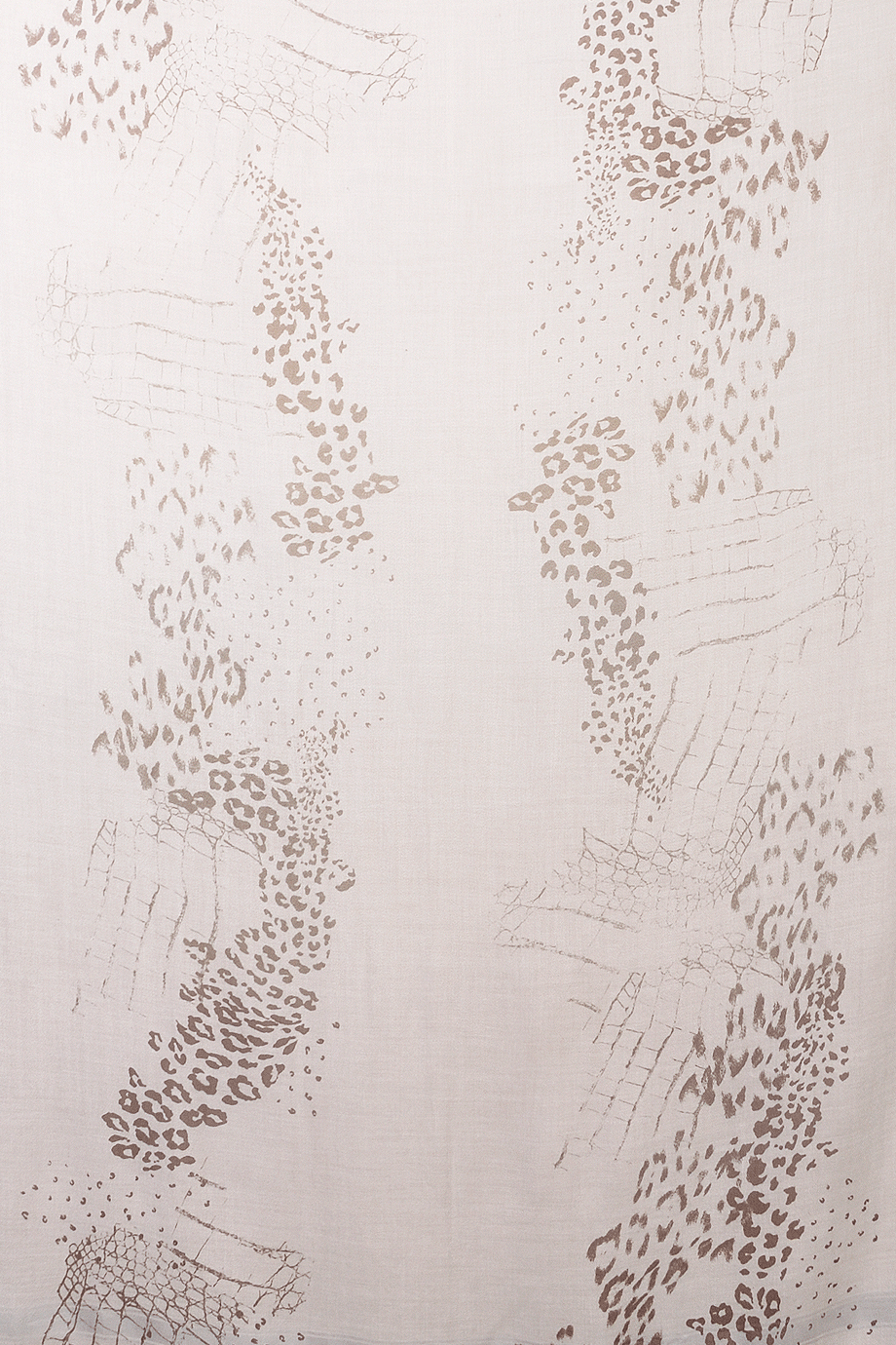 JUNGLE Λευκό Γκρι Φουλάρι